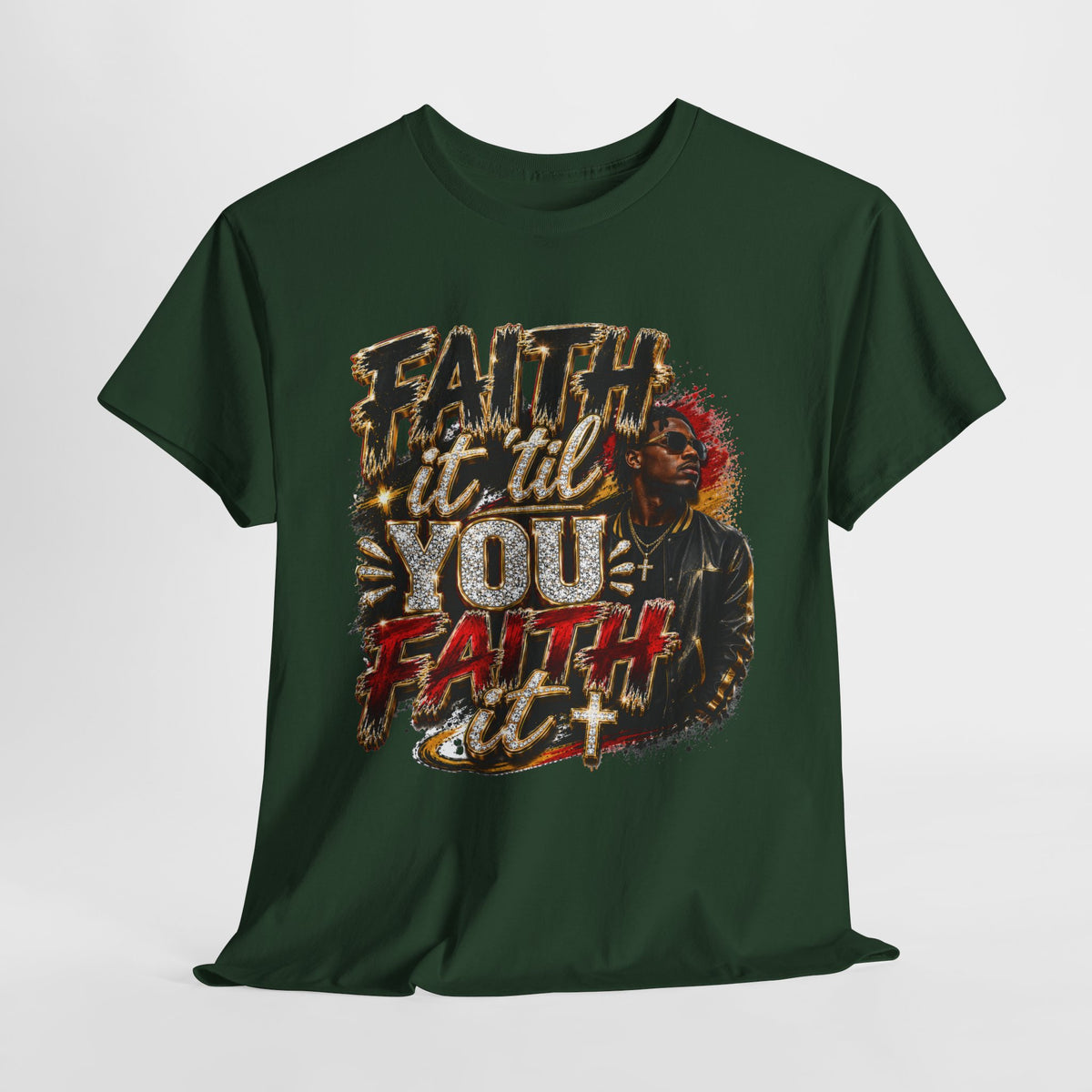 Faith It Til You Faith It #1 Unisex Heavy Cotton Tee