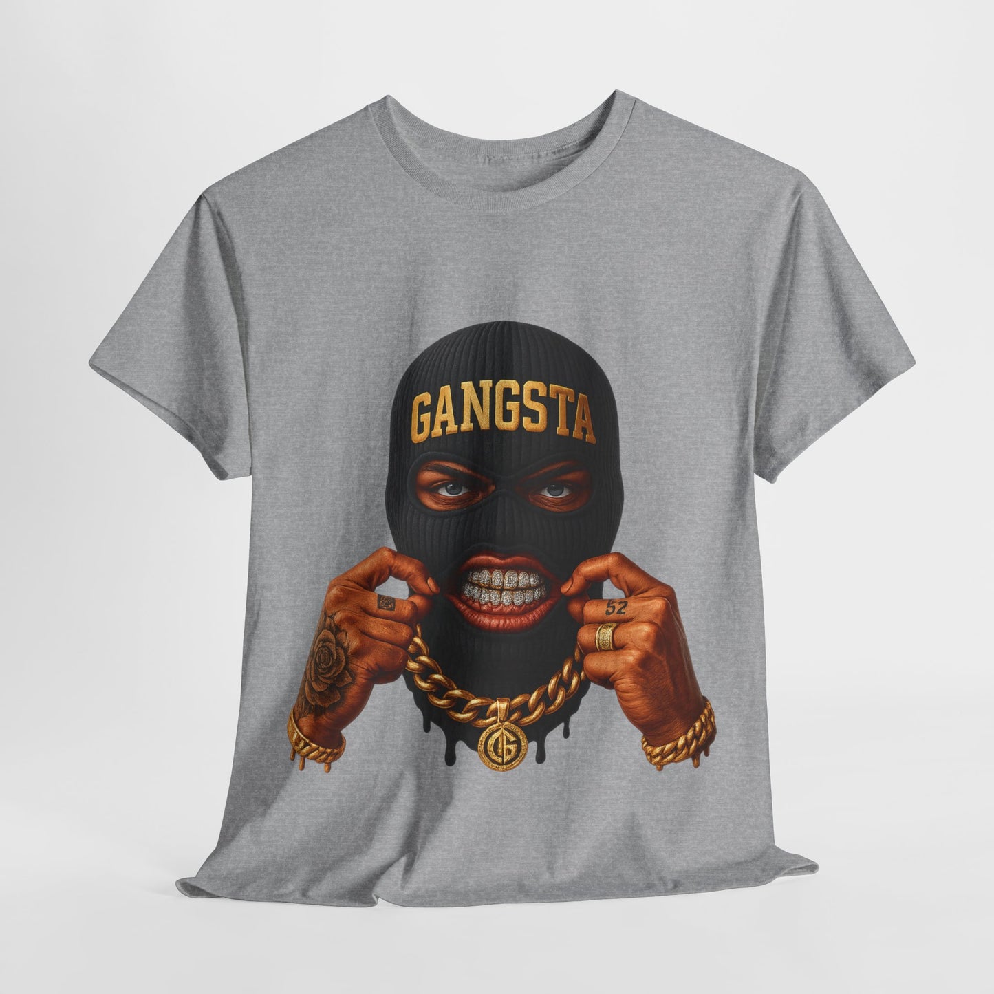 Black Ski Mask Unisex Heavy Cotton Tee