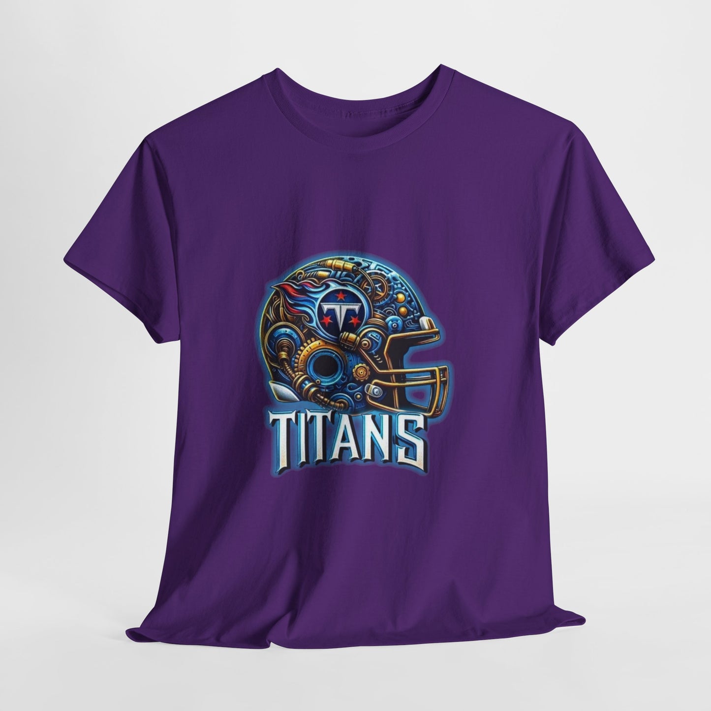 Sports Football Titans Helmet #2 Unisex Heavy Cotton Tee