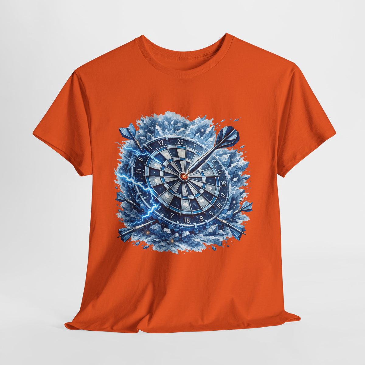 Dartboard Splash T‑Shirt — Bullseye Dart Game Graphic Tee - 312tshirts 2