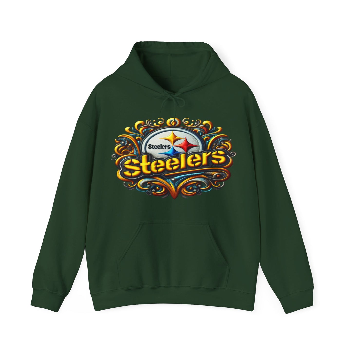 Sports Steelers Football Logo #1 Unisex Heavy Sweatshirt Hoodie