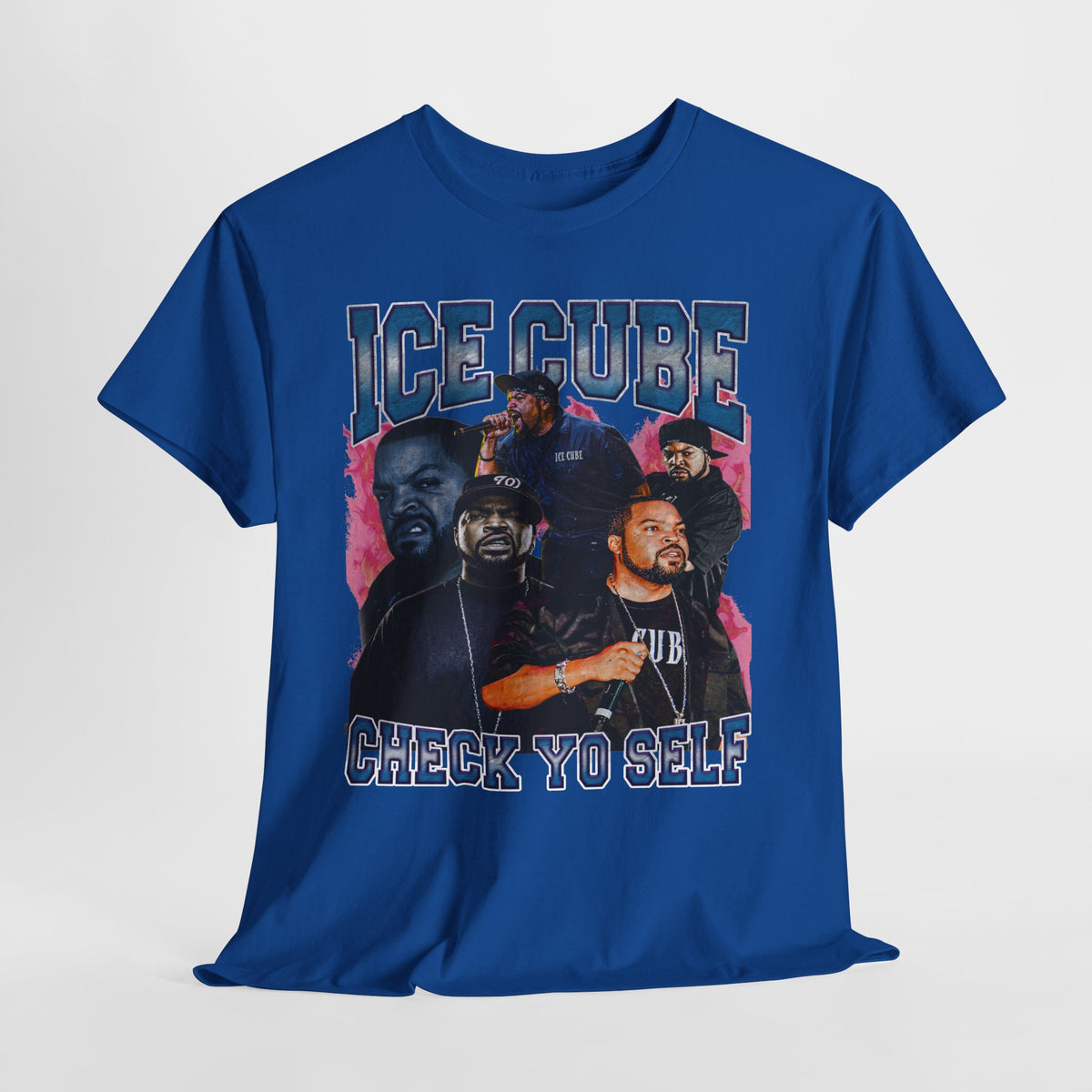 Ice Cube 'Check Yo Self' 3 Unisex Heavy Cotton Tee - 312tshirts 2
