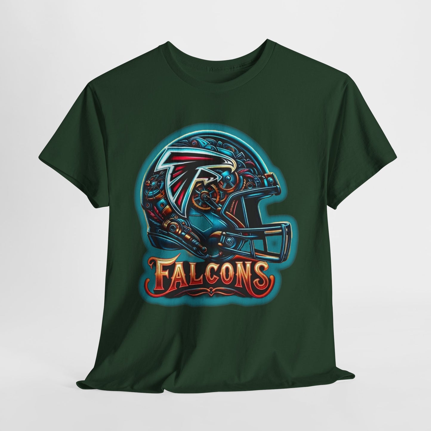 Sports Falcons Football Helmet #2 Unisex Heavy Cotton Tee