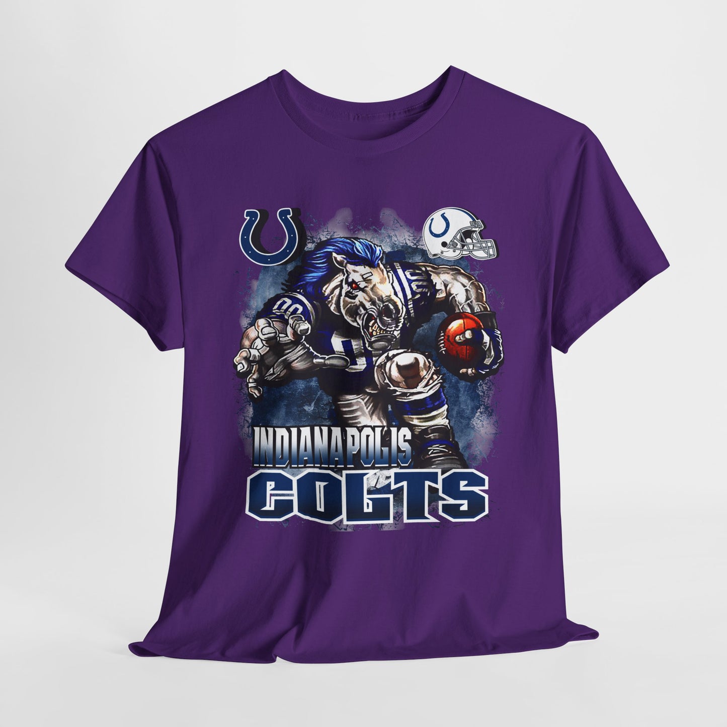 Sports Mascot Indianapolis Colts Unisex Heavy Cotton Tee - 312tshirts 2
