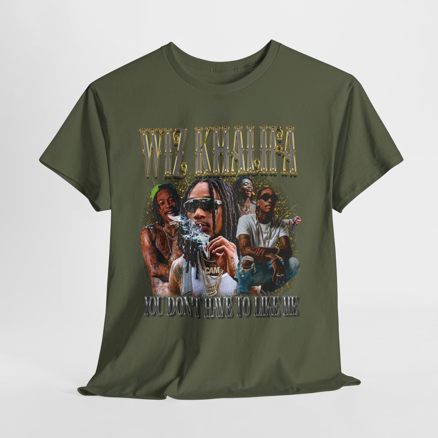 Wiz Khalifa Hip-Hop Unisex Heavy Cotton Tee