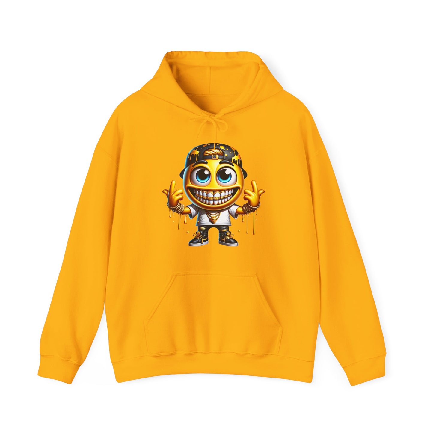 Gold Emoji #8 Unisex Heavy Sweatshirt Hoodie