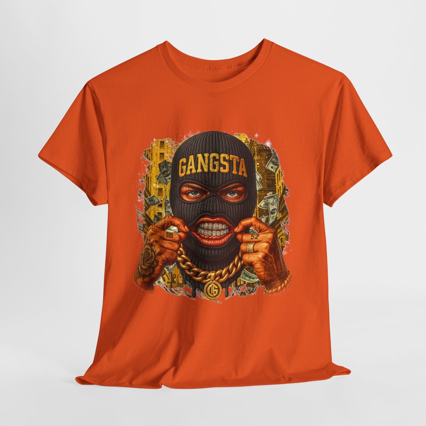 Gangsta Mask #1 Unisex Heavy Cotton Tee - 312tshirts 2