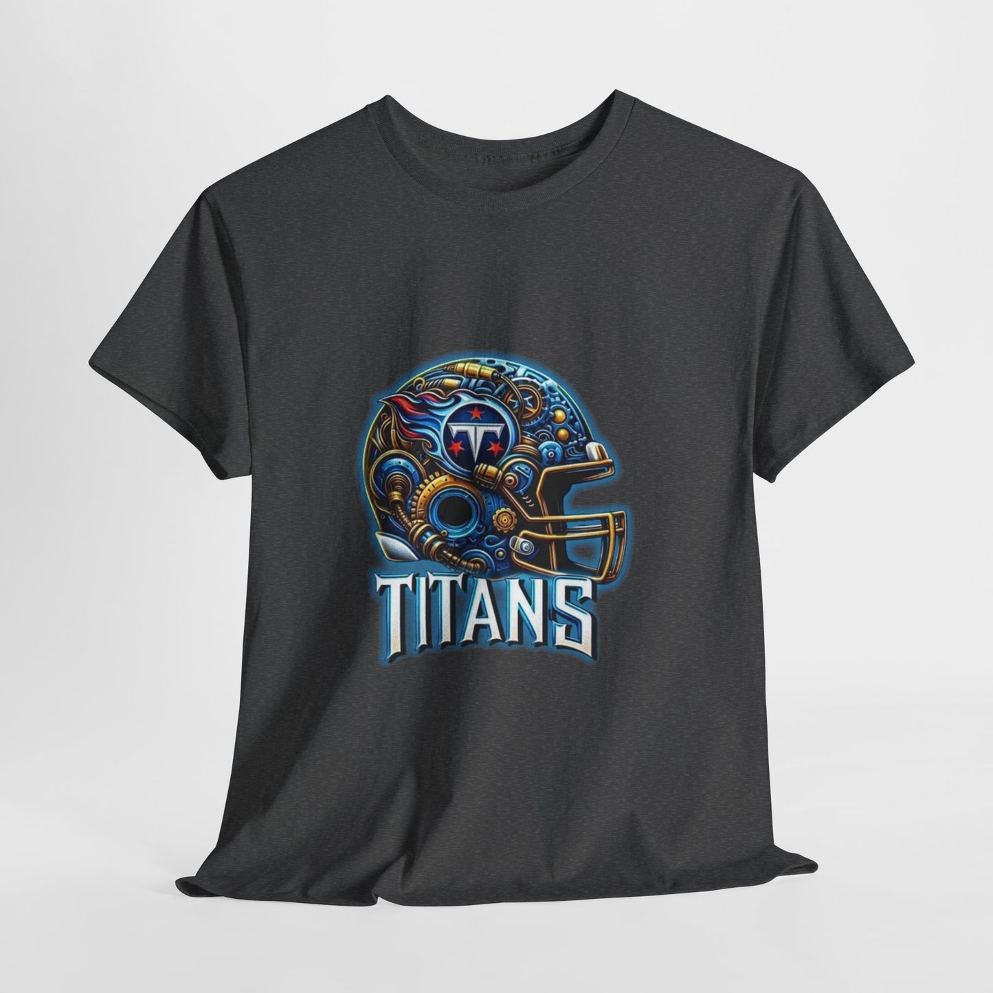 Sports Football Titans Helmet #2 Unisex Heavy Cotton Tee