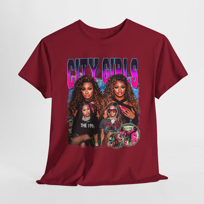 City Girls 1 Hip-Hop Unisex Heavy Cotton Tee - 312tshirts 2