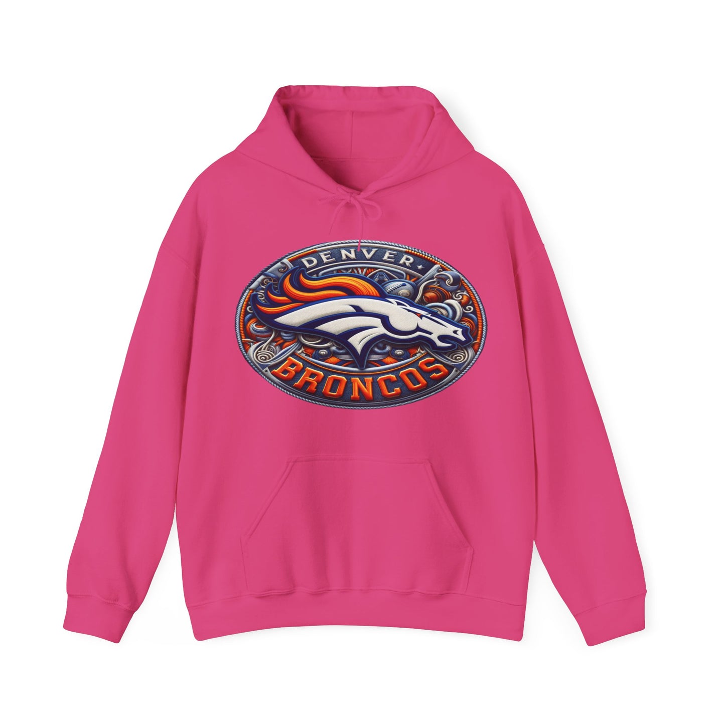 Sports Broncos Football Logo #1 Unisex Heavy Sweatshirt Hoodie