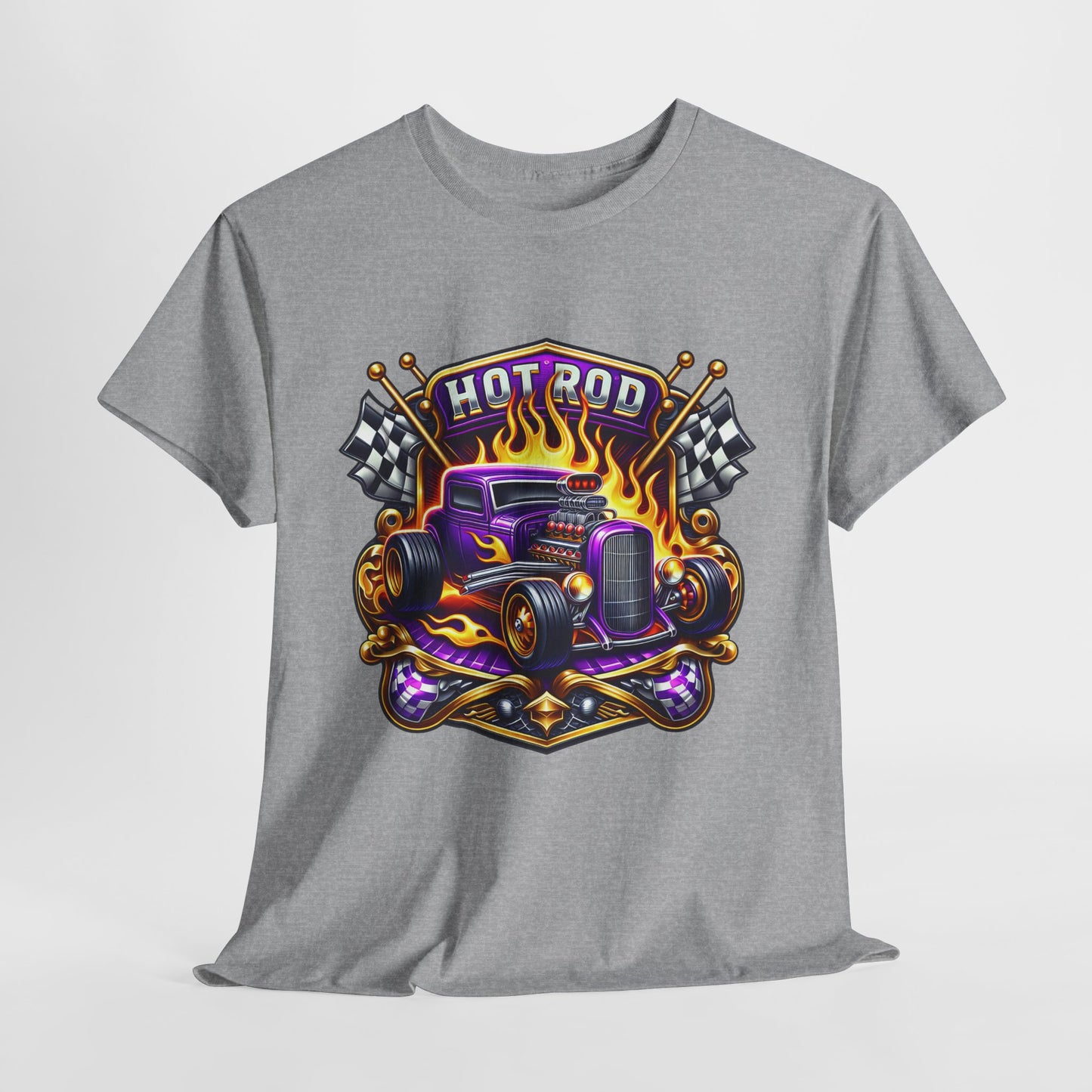 Hot Rod #8 Unisex Heavy Cotton Tee - 312tshirts 2