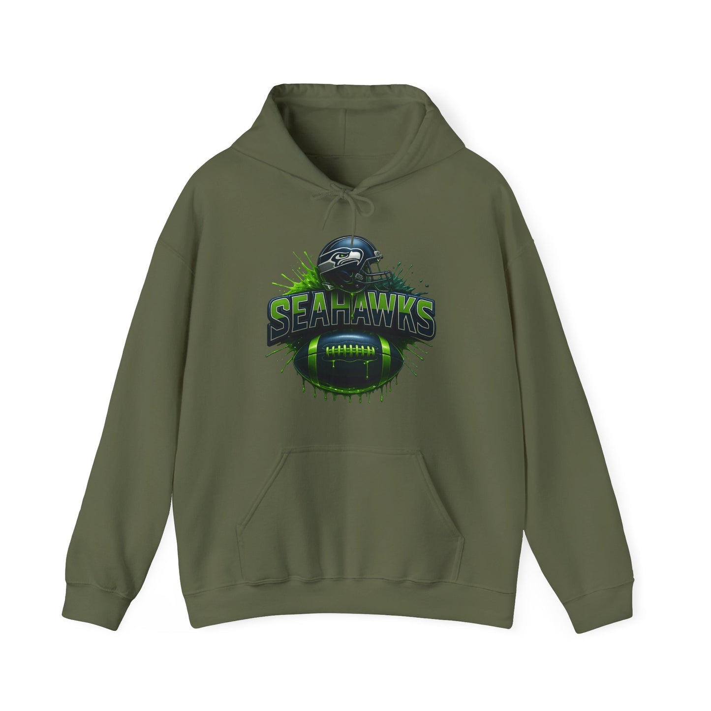 Sports Seahawks Football Logo #2 Unisex Heavy Sweatshirt Hoodie