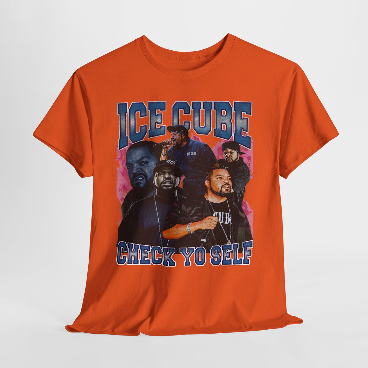 Ice Cube 'Check Yo Self' 3 Unisex Heavy Cotton Tee - 312tshirts 2