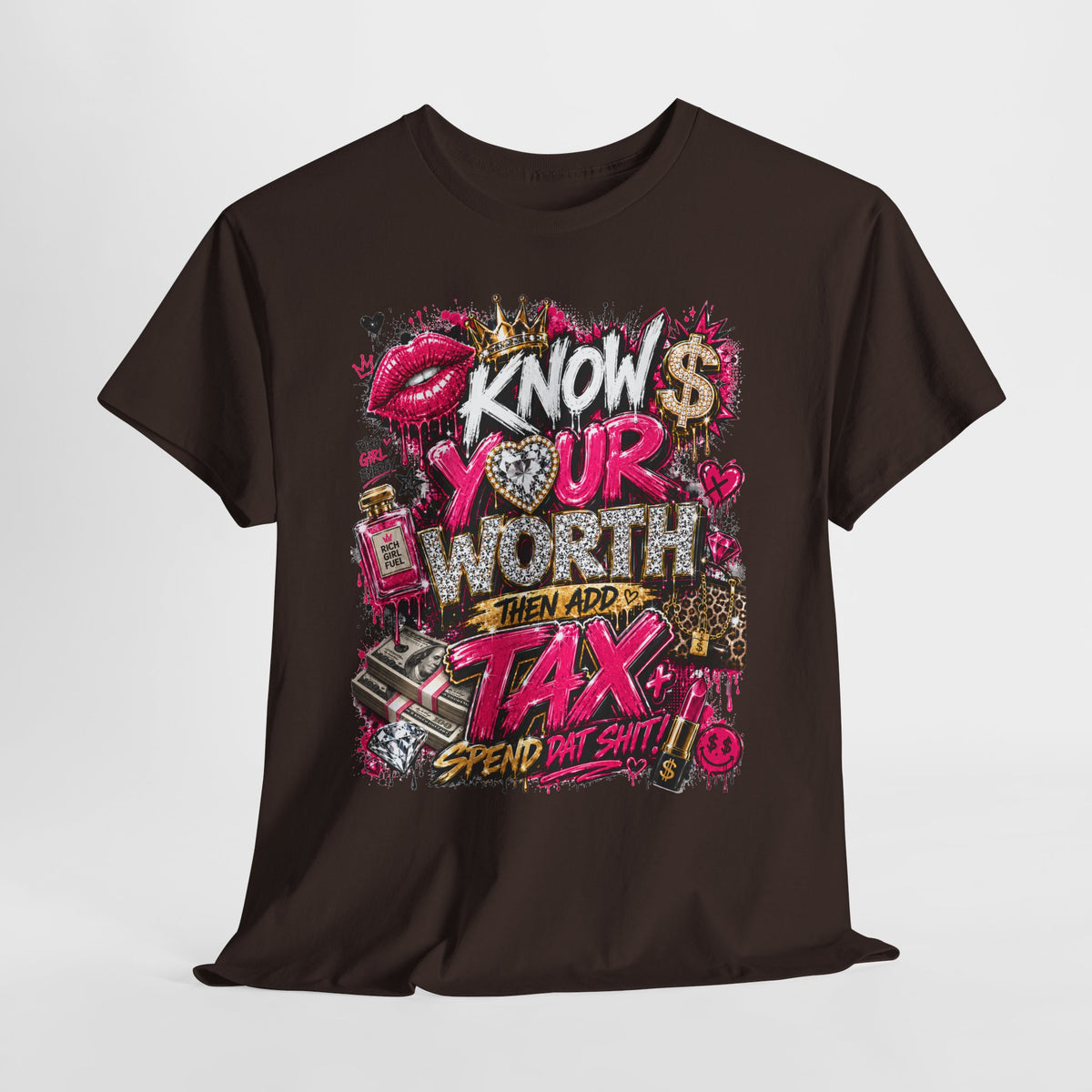 Know Your Worth #1 Unisex Heavy Cotton Tee
