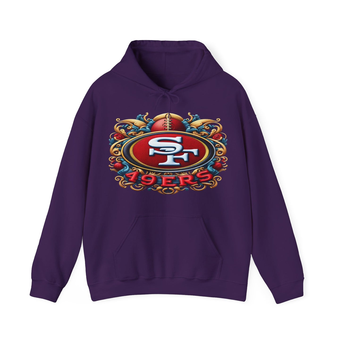 Sports 49ers Football Logo #1 Unisex Heavy Sweatshirt Hoodie
