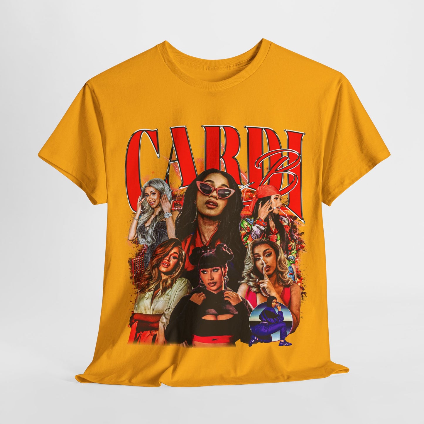 Cardi B 1 Hip-Hop Unisex Heavy Cotton Tee - 312tshirts 2