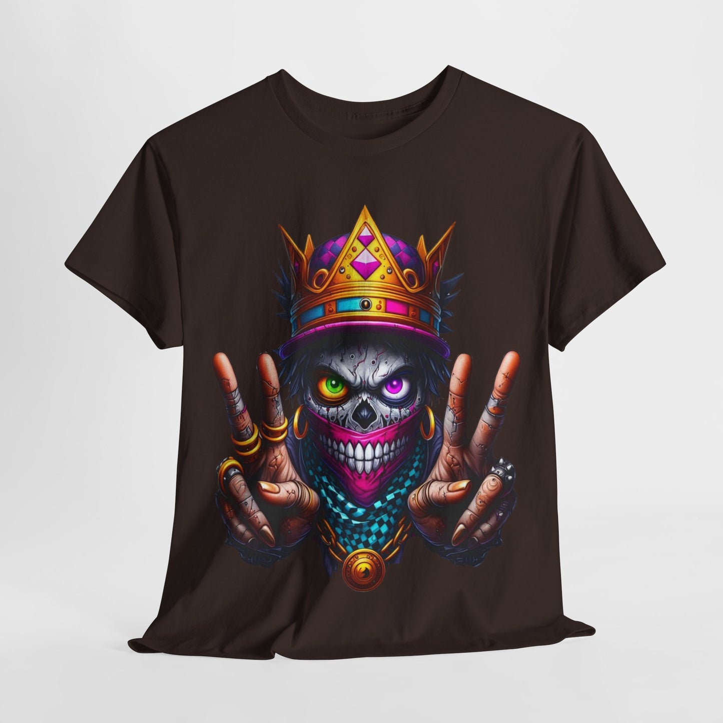 Skull Crown King Unisex Heavy Cotton Tee - 312tshirts 2