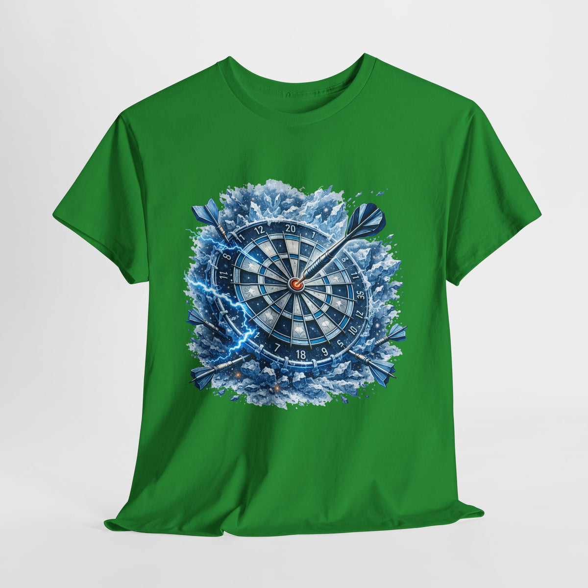 Dartboard Splash T‑Shirt — Bullseye Dart Game Graphic Tee - 312tshirts 2