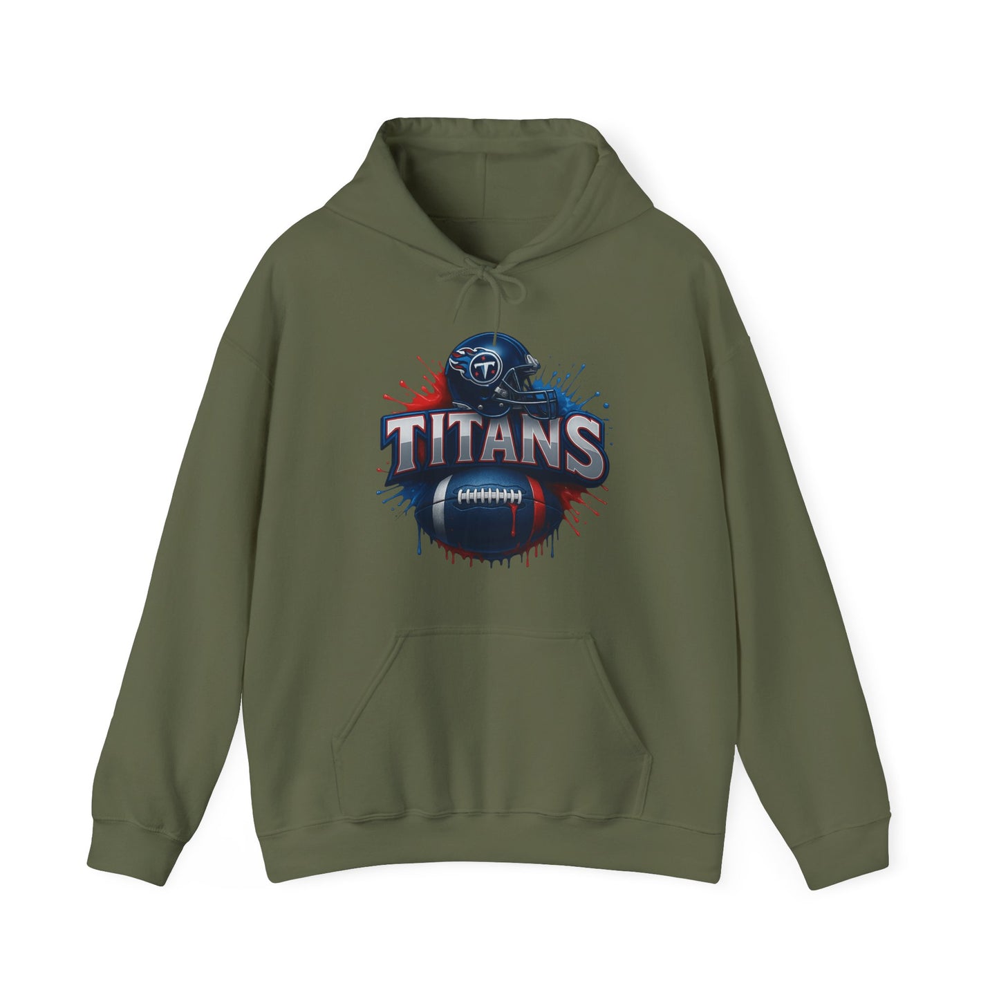 Sports Titans Football Logo #2 Unisex Heavy Sweatshirt Hoodie