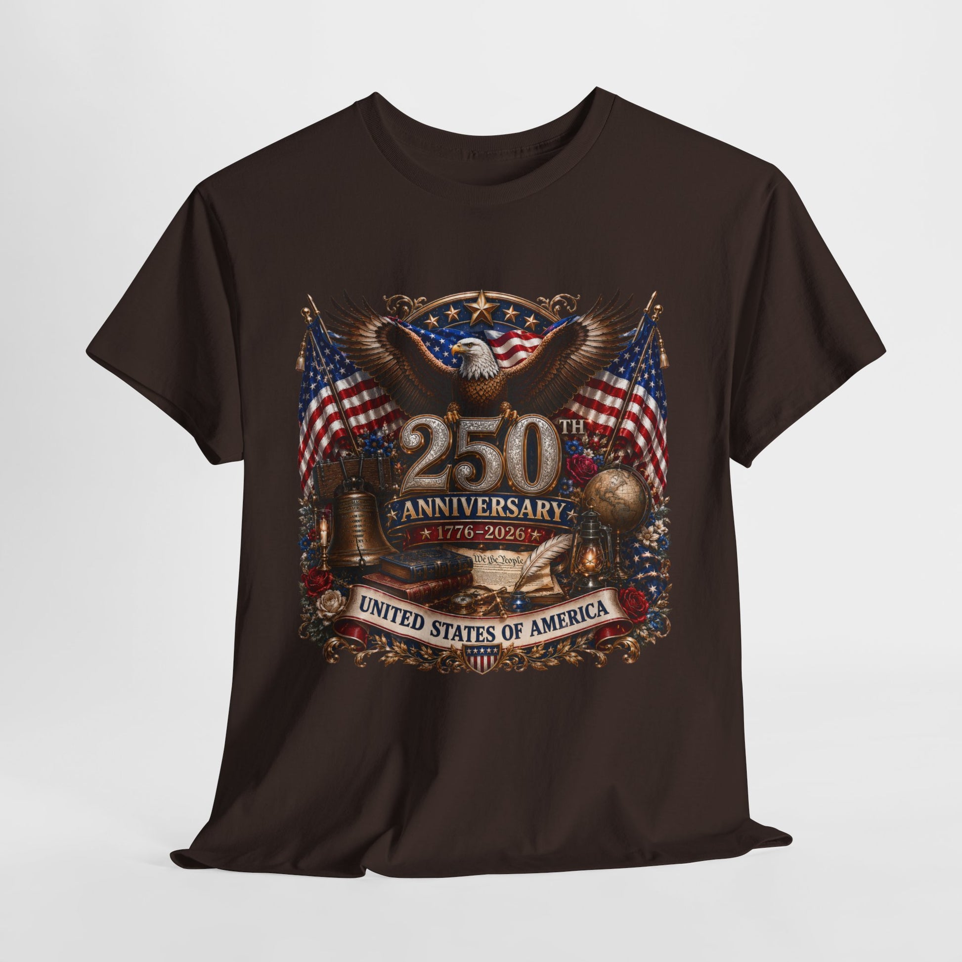 250 Years America #19 Unisex Heavy Cotton Tee - 312tshirts 2