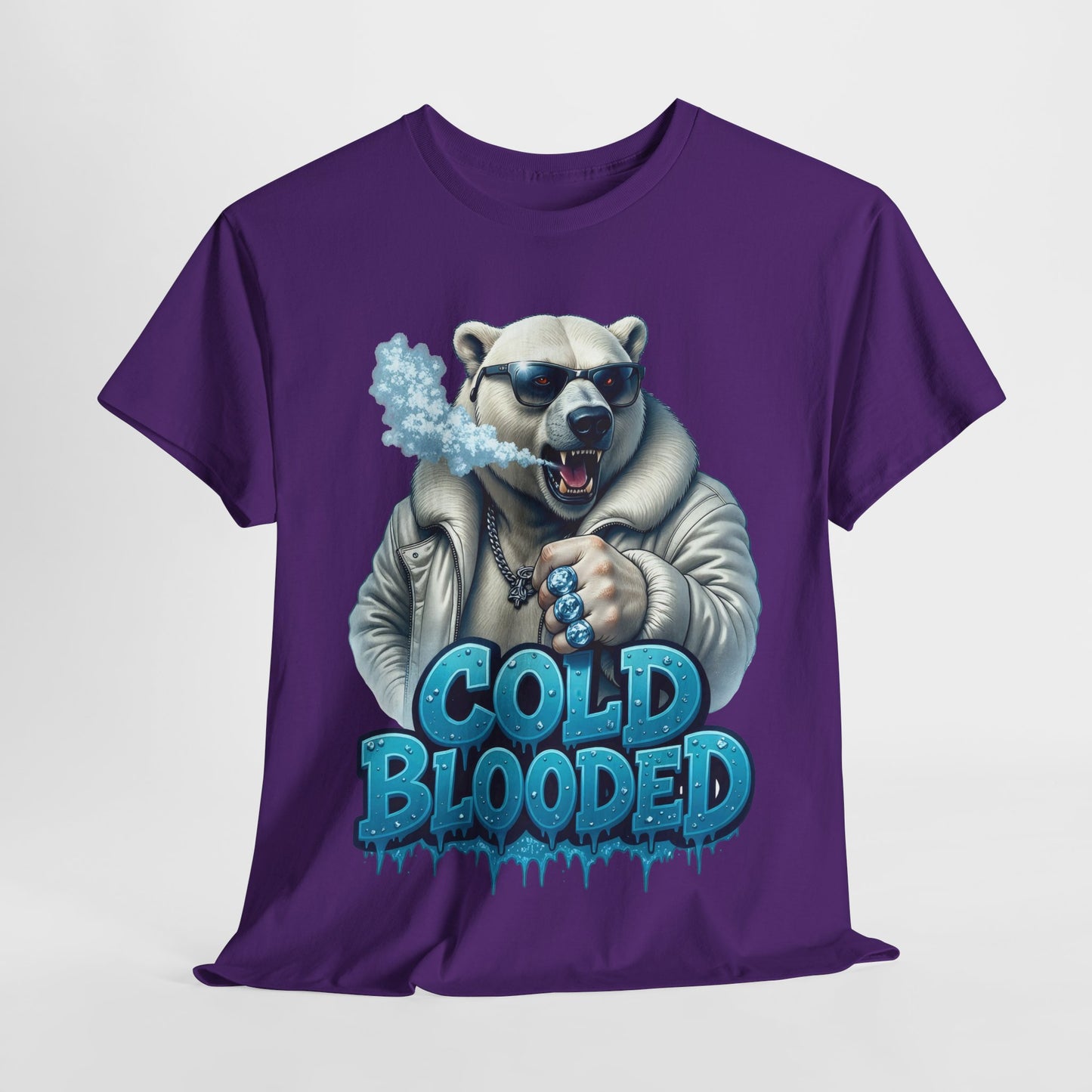 Cold Blooded Polar Bear #1 Unisex Heavy Cotton Tee