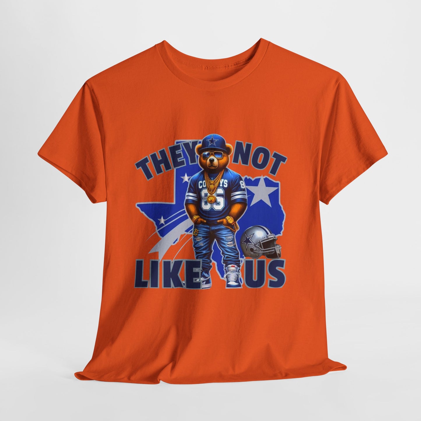 Sports Dallas Cowboys "Like Us" Unisex Heavy Cotton Tee