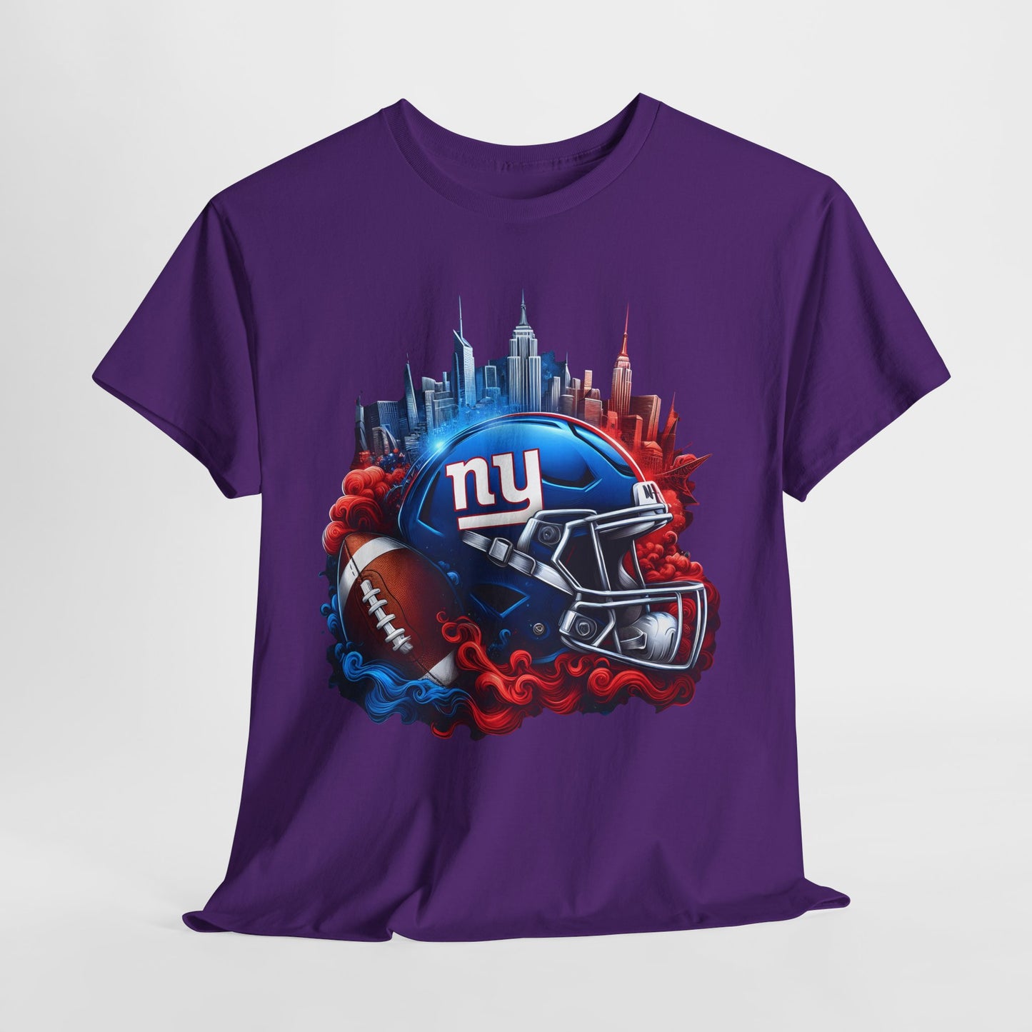 Sports NY Giants Football Helmet #1 Unisex Heavy Cotton Tee