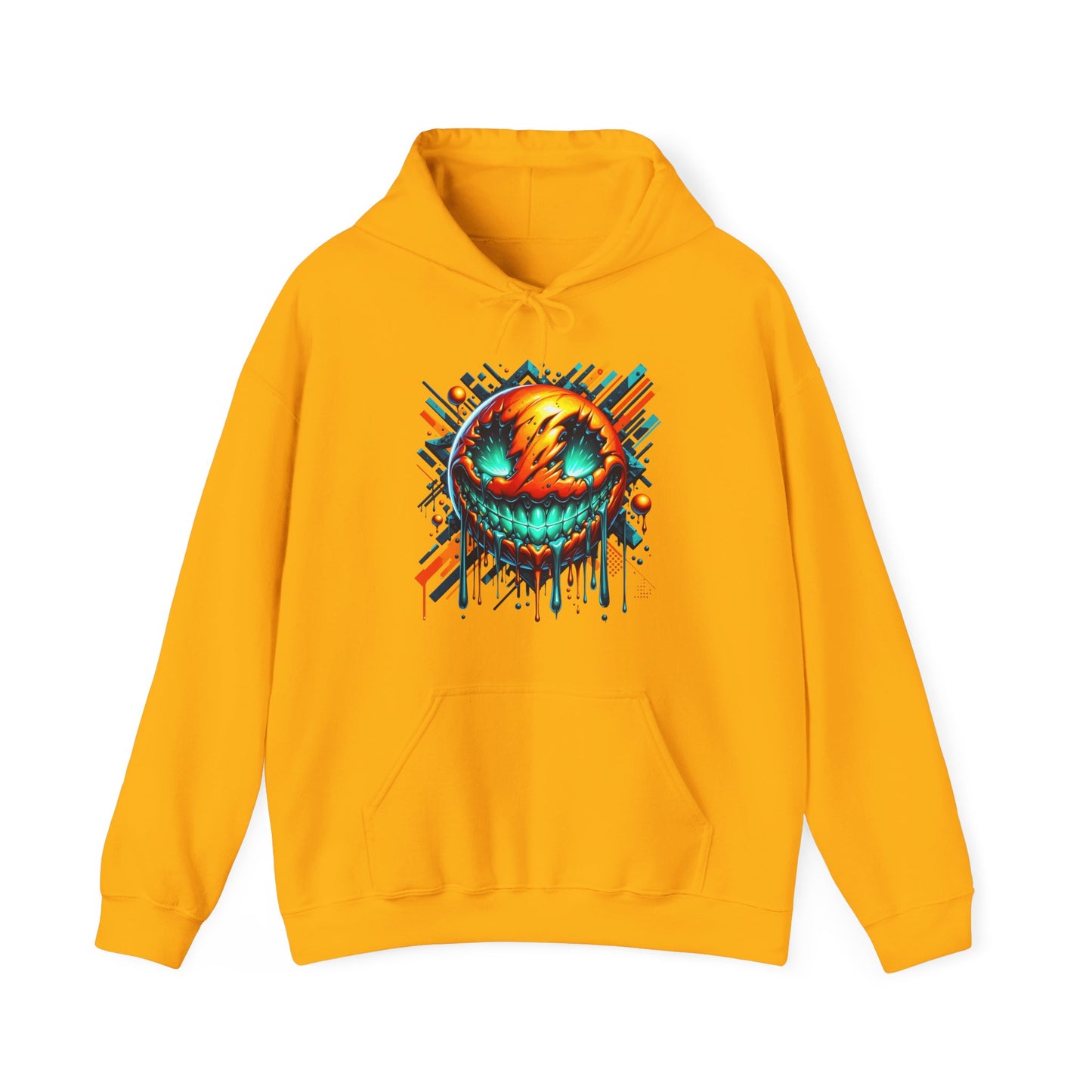 Creepy Neon Emoji #3 Unisex Heavy Sweatshirt Hoodie