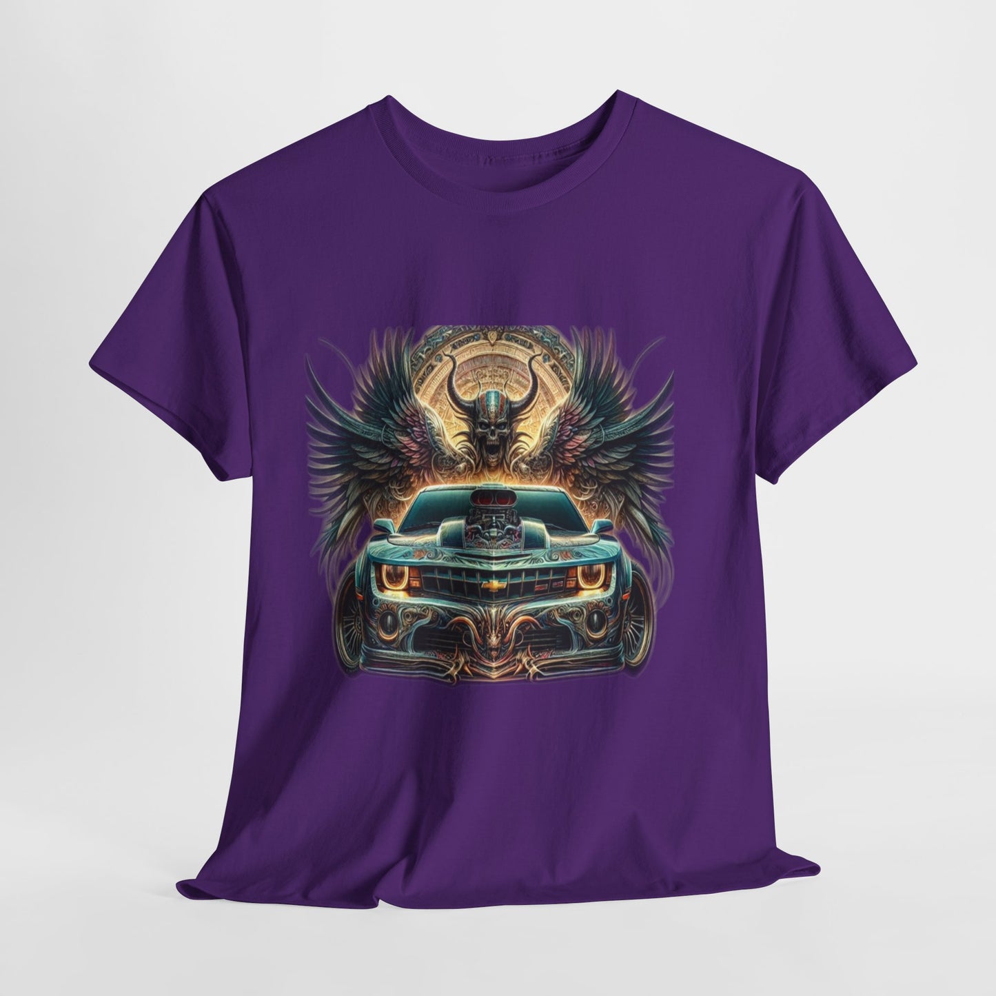 Car & Wings Graphic Unisex Heavy Cotton Tee