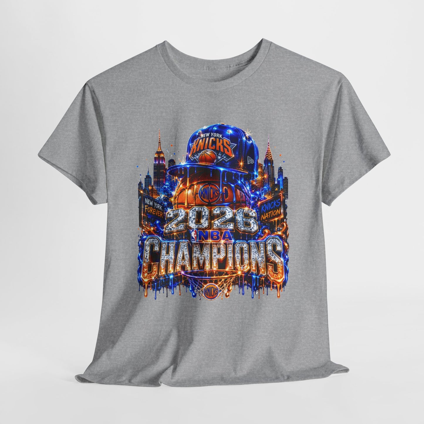 2026 NY Champions Basketball #1 Unisex Heavy Tee