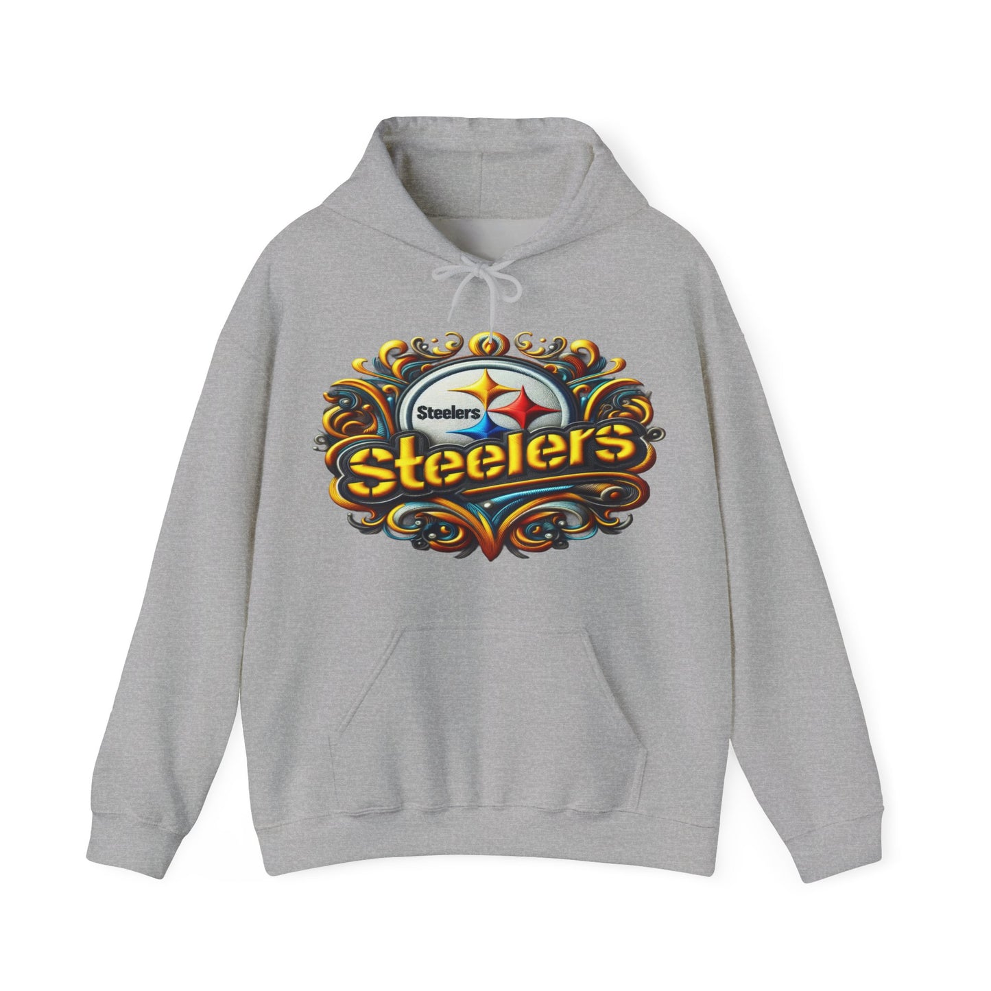 Sports Steelers Football Logo #1 Unisex Heavy Sweatshirt Hoodie