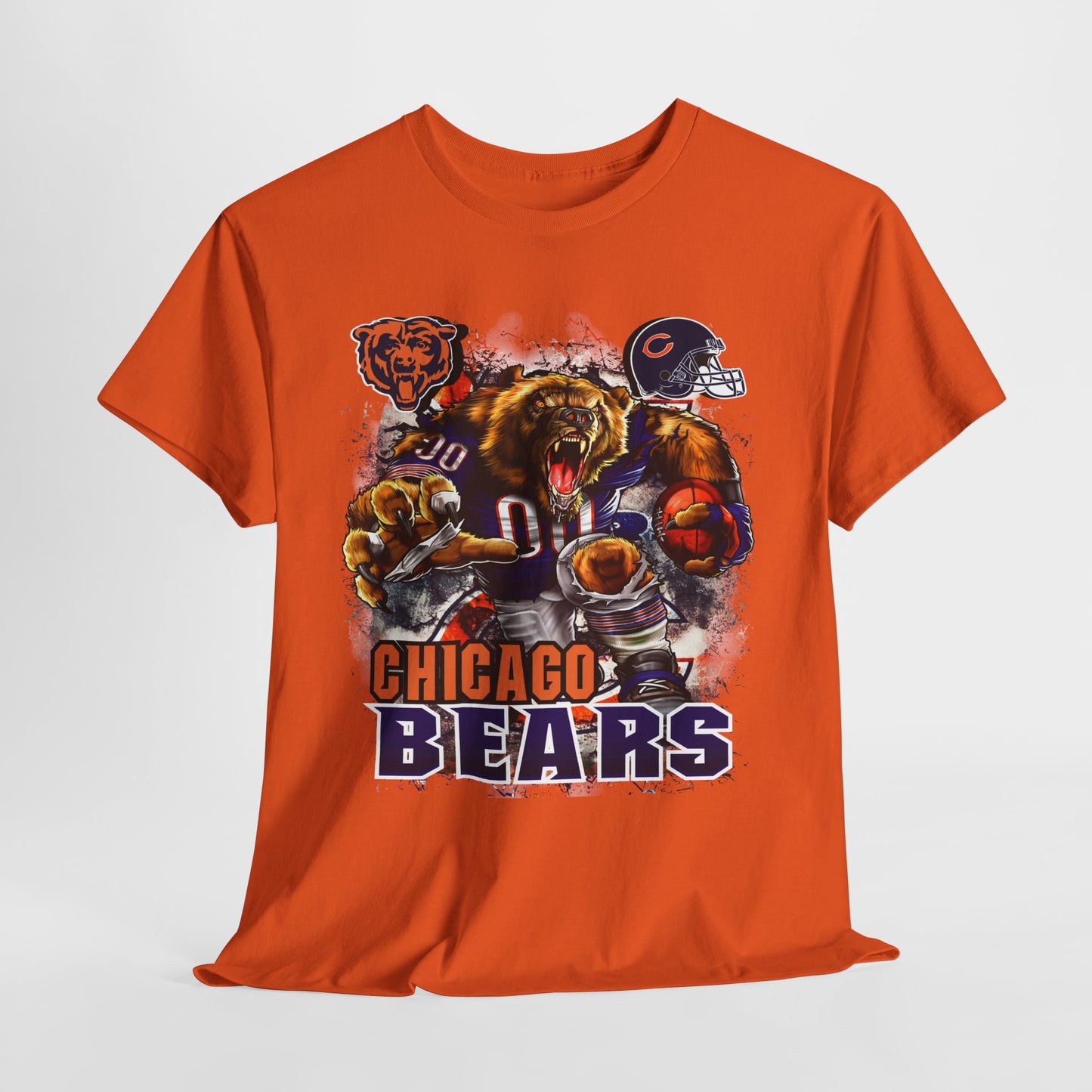 Sports Mascot Chicago Bears Unisex Heavy Cotton Tee - 312tshirts 2