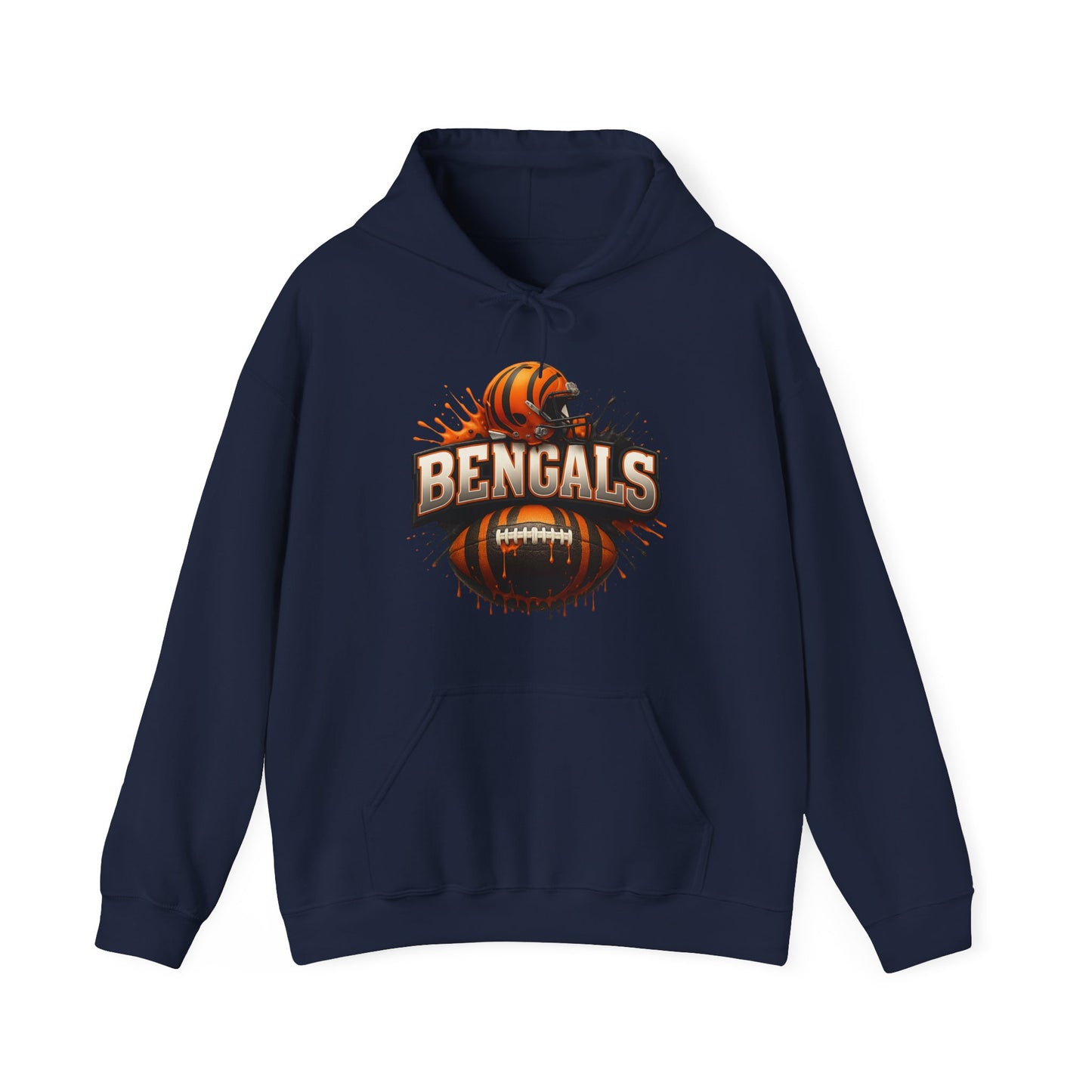 Sports Bengals Football Logo #2 Unisex Heavy Sweatshirt Hoodie