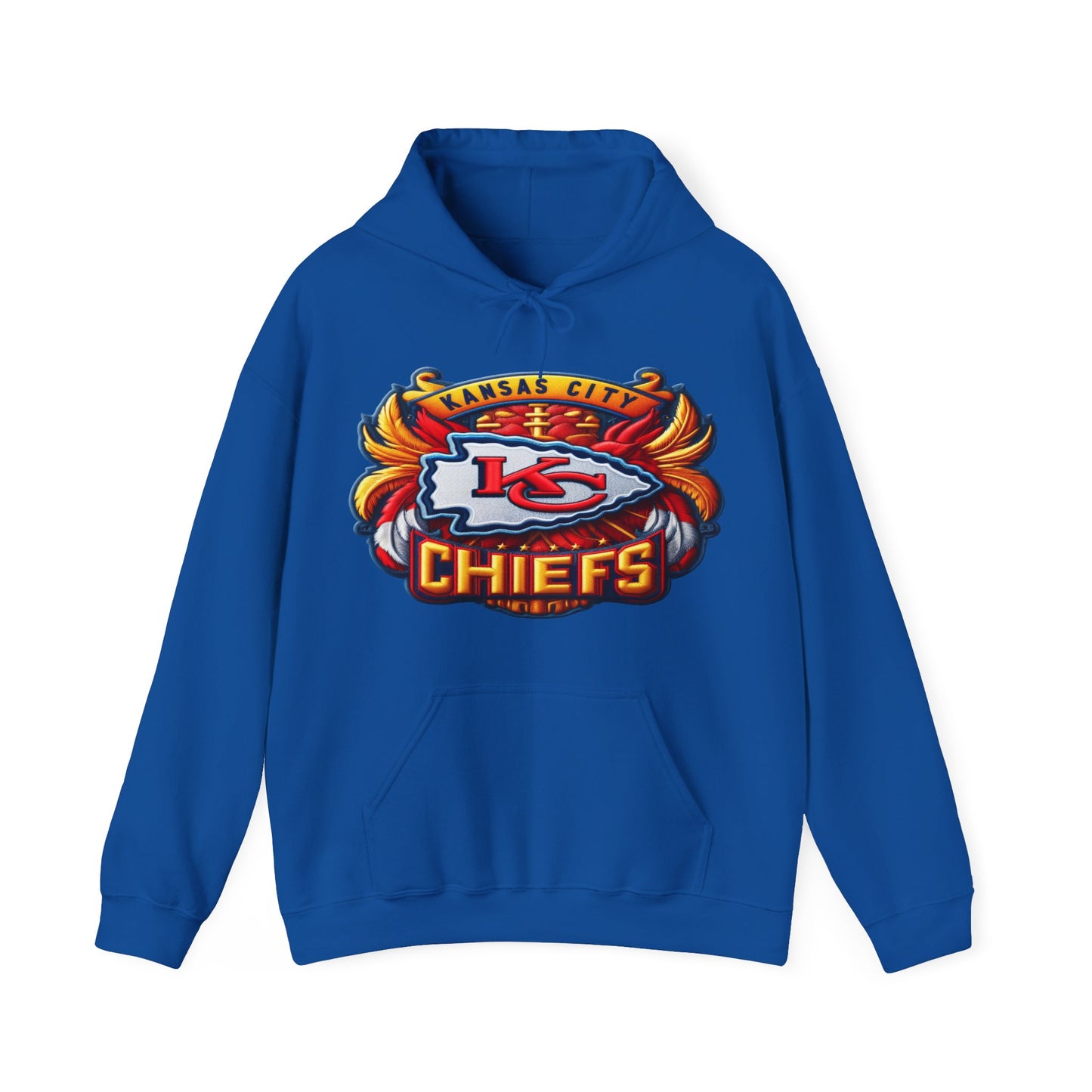 Sports Chiefs Football Logo #1 Unisex Heavy Sweatshirt Hoodie