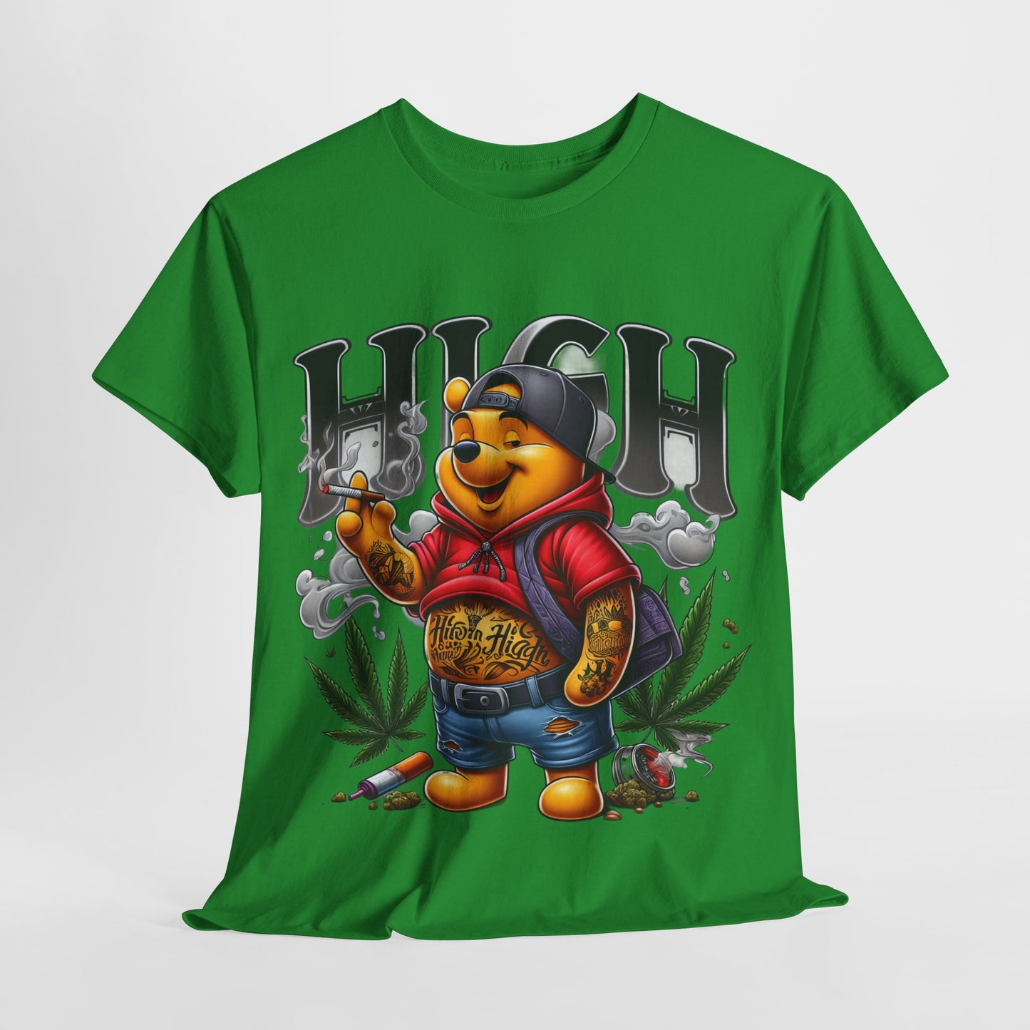 420 Dope Vibes Cool Bear #3 Unisex Heavy Cotton Tee