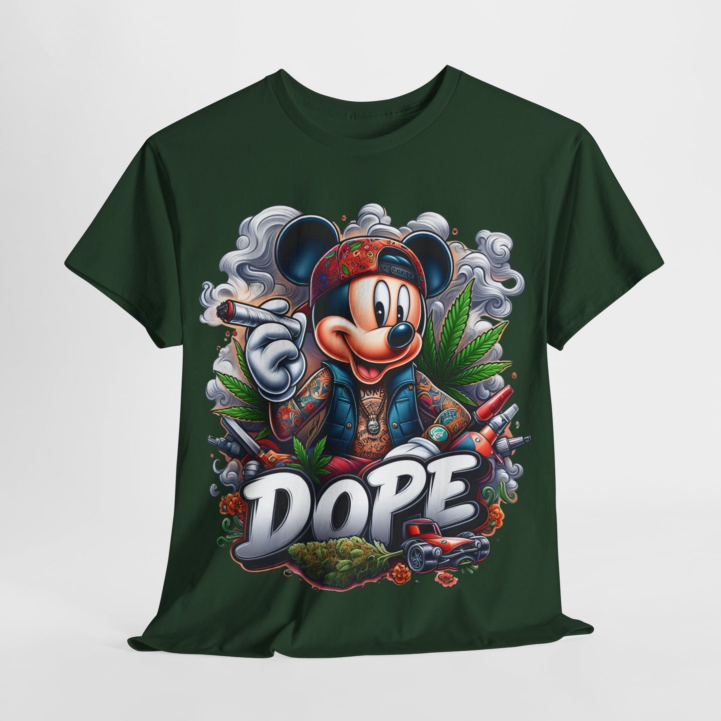 420 Dope Vibes Mouse #6 Unisex Heavy Cotton Tee