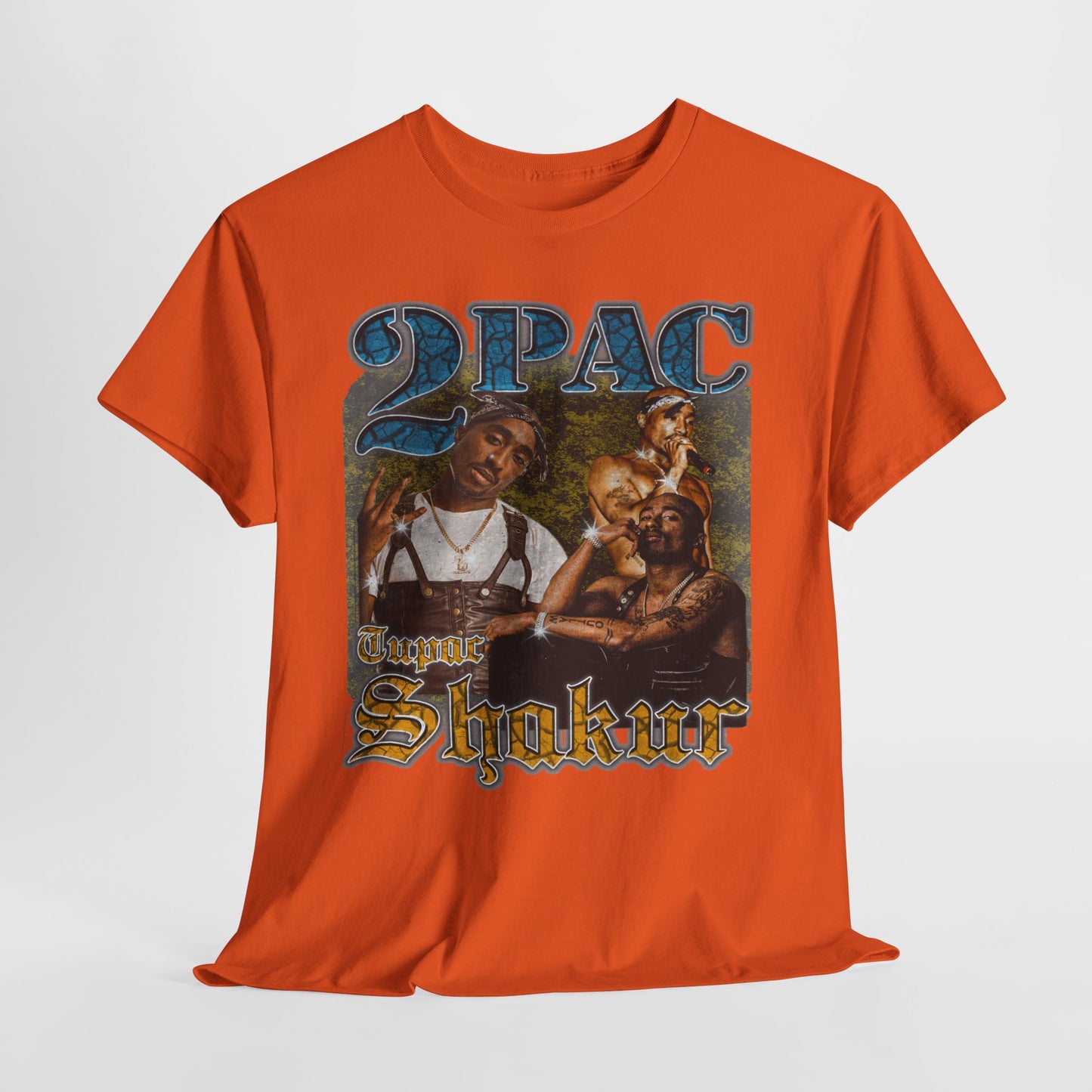 Pac 2 Hip-Hop Unisex Heavy Cotton Tee - 312tshirts 2