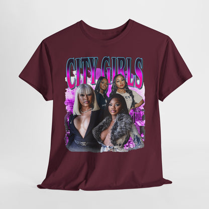 City Girls 2 Hip-Hop Unisex Heavy Cotton Tee - 312tshirts 2