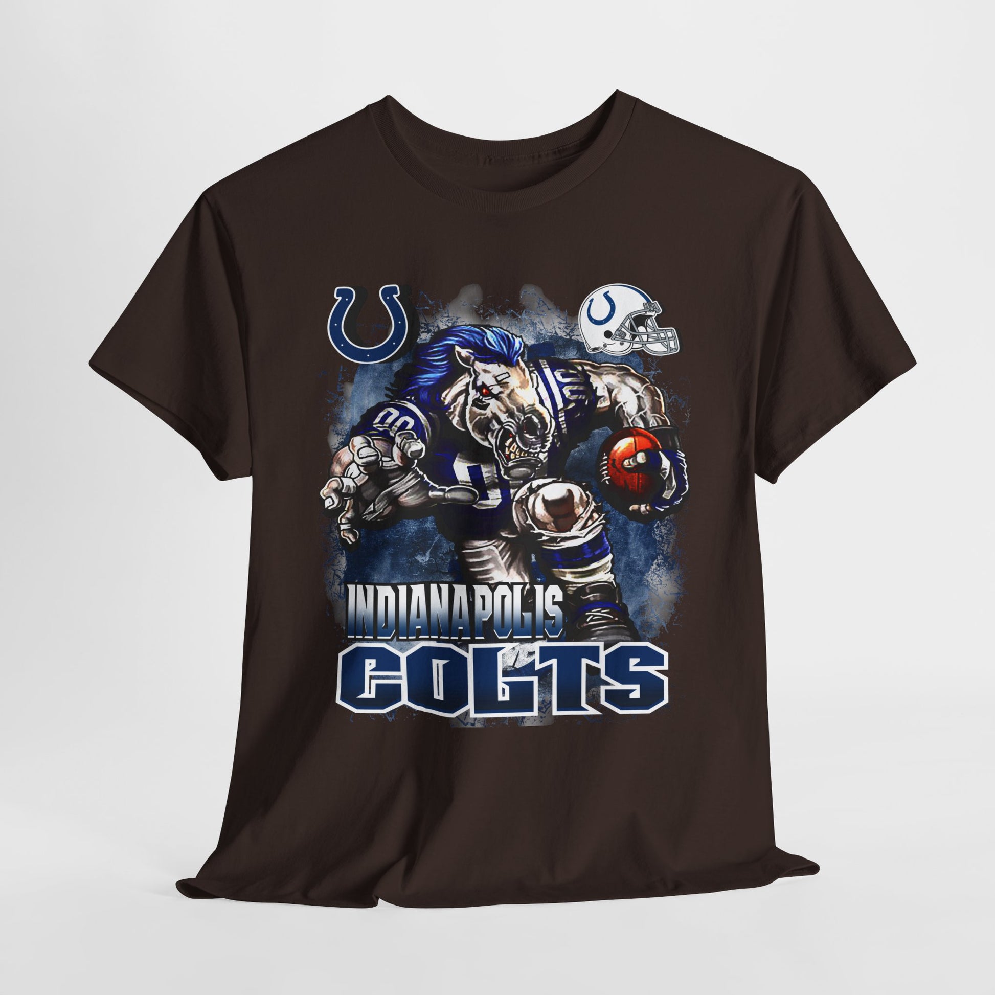 Sports Mascot Indianapolis Colts Unisex Heavy Cotton Tee - 312tshirts 2