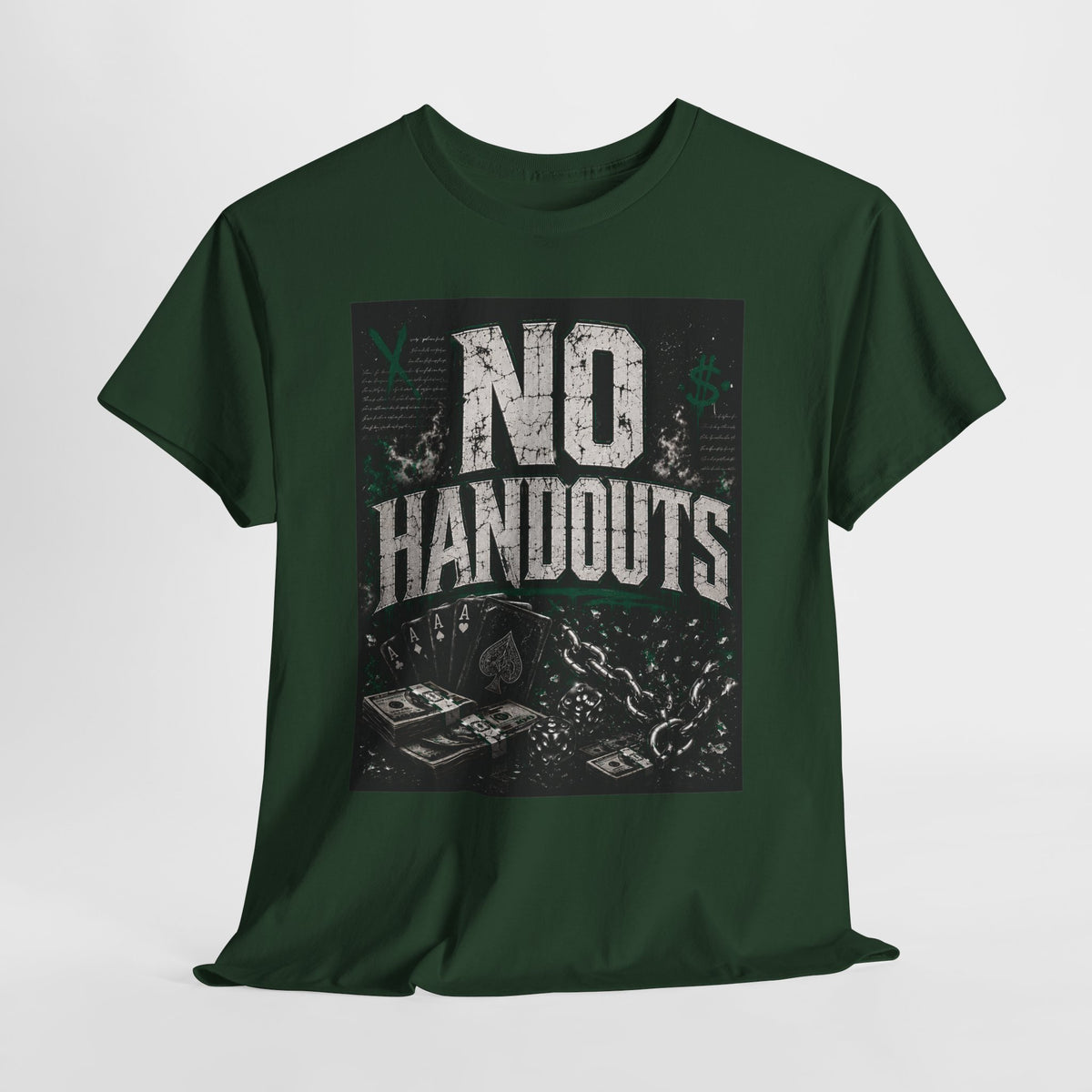 No Handouts #1 Unisex Heavy Cotton Tee