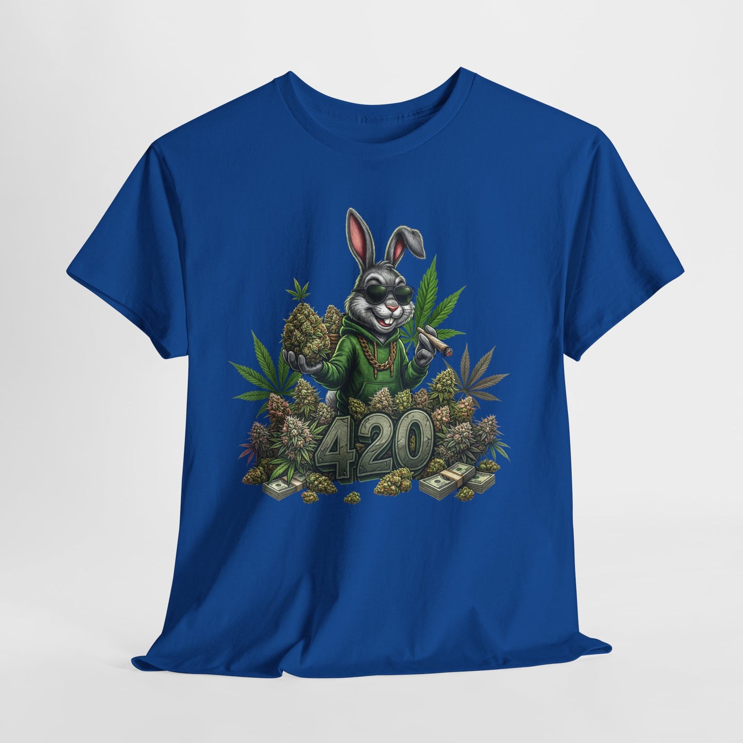 420 Cool Bunny #1 Unisex Heavy Cotton Tee - 312tshirts 2