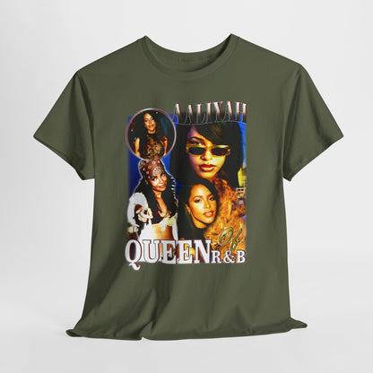 Aaliyah R&B Queen 2 Unisex Heavy Cotton Tee