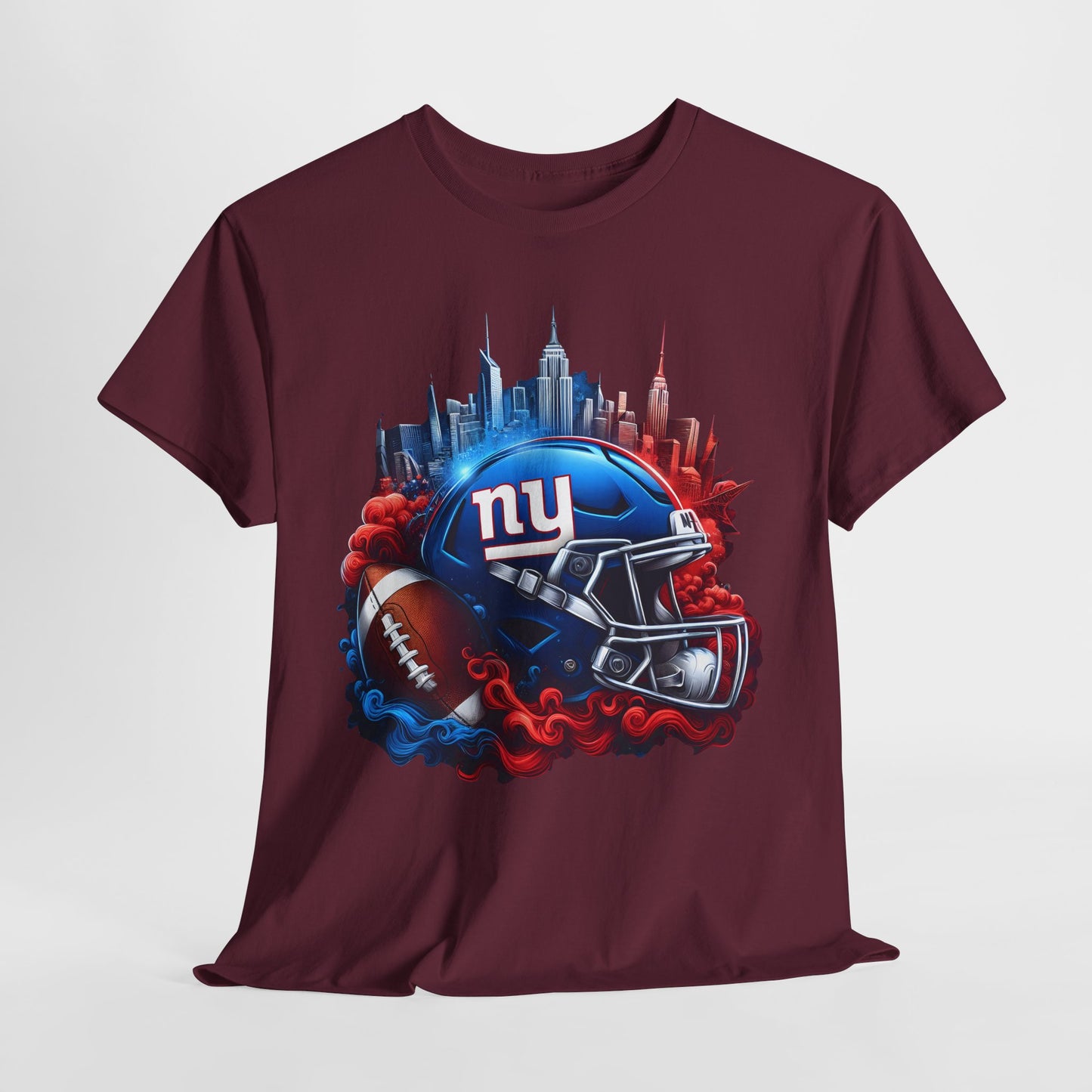 Sports NY Giants Football Helmet #1 Unisex Heavy Cotton Tee