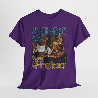 Pac 2 Hip-Hop Unisex Heavy Cotton Tee - 312tshirts 2