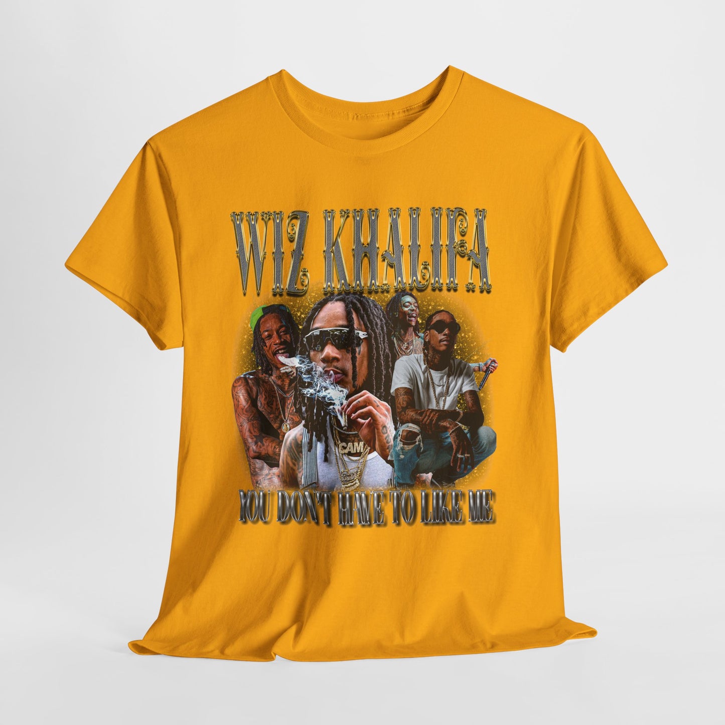 Wiz Khalifa Hip-Hop Unisex Heavy Cotton Tee