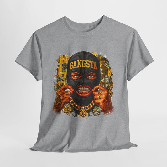Gangsta Mask #1 Unisex Heavy Cotton Tee - 312tshirts 2