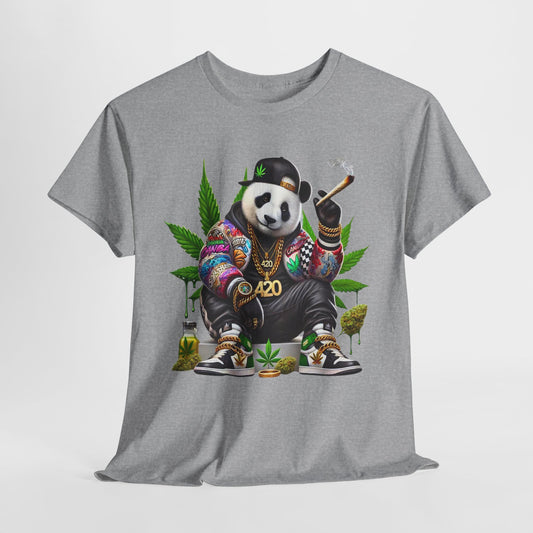 420 Panda #1 Heavy Cotton Tee - 312tshirts 2