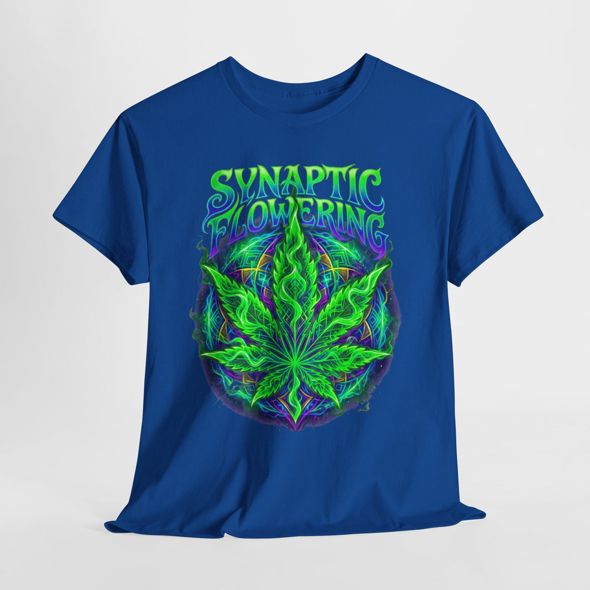 420 Neon Flower #1 Unisex Heavy Cotton Tee
