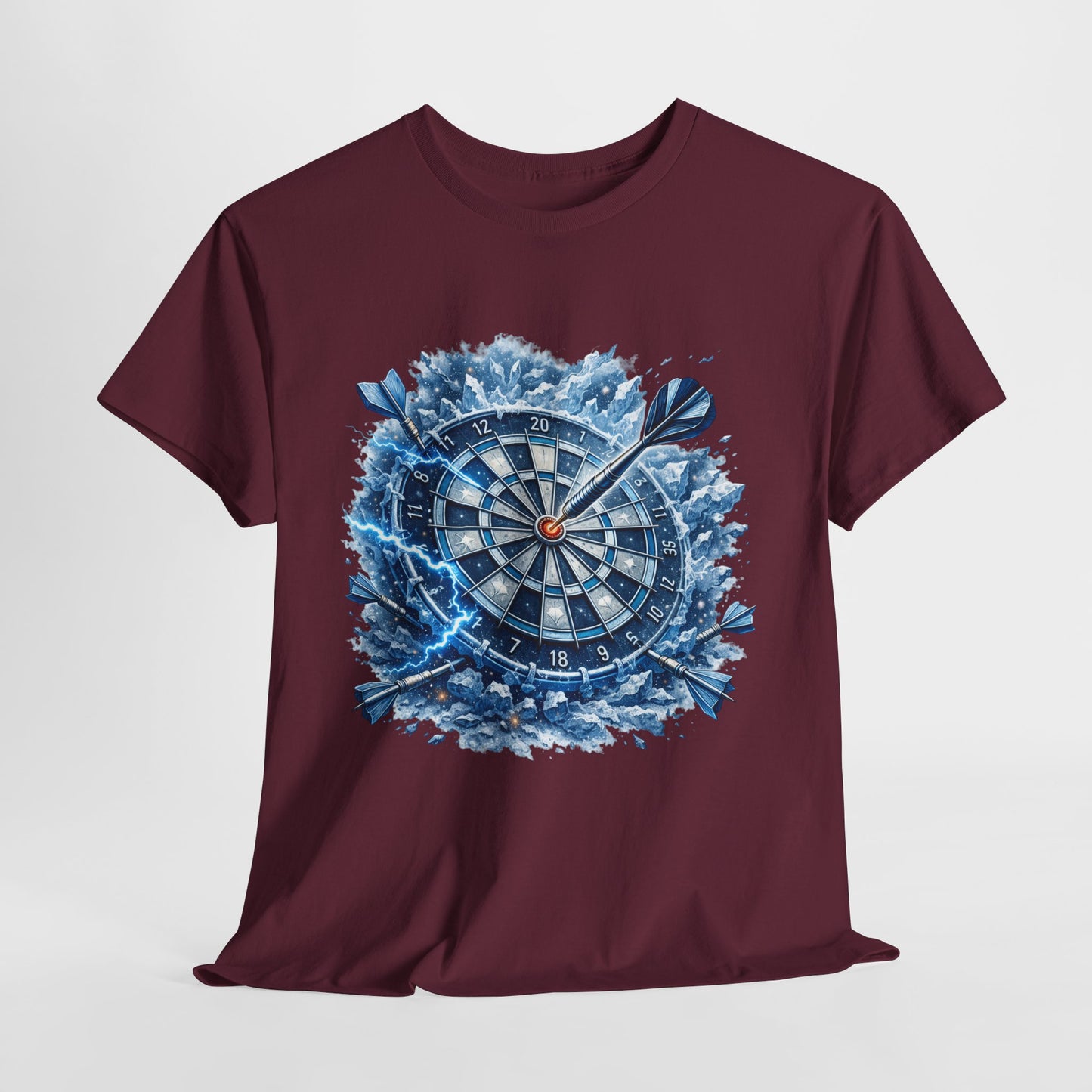Dartboard Splash T‑Shirt — Bullseye Dart Game Graphic Tee - 312tshirts 2
