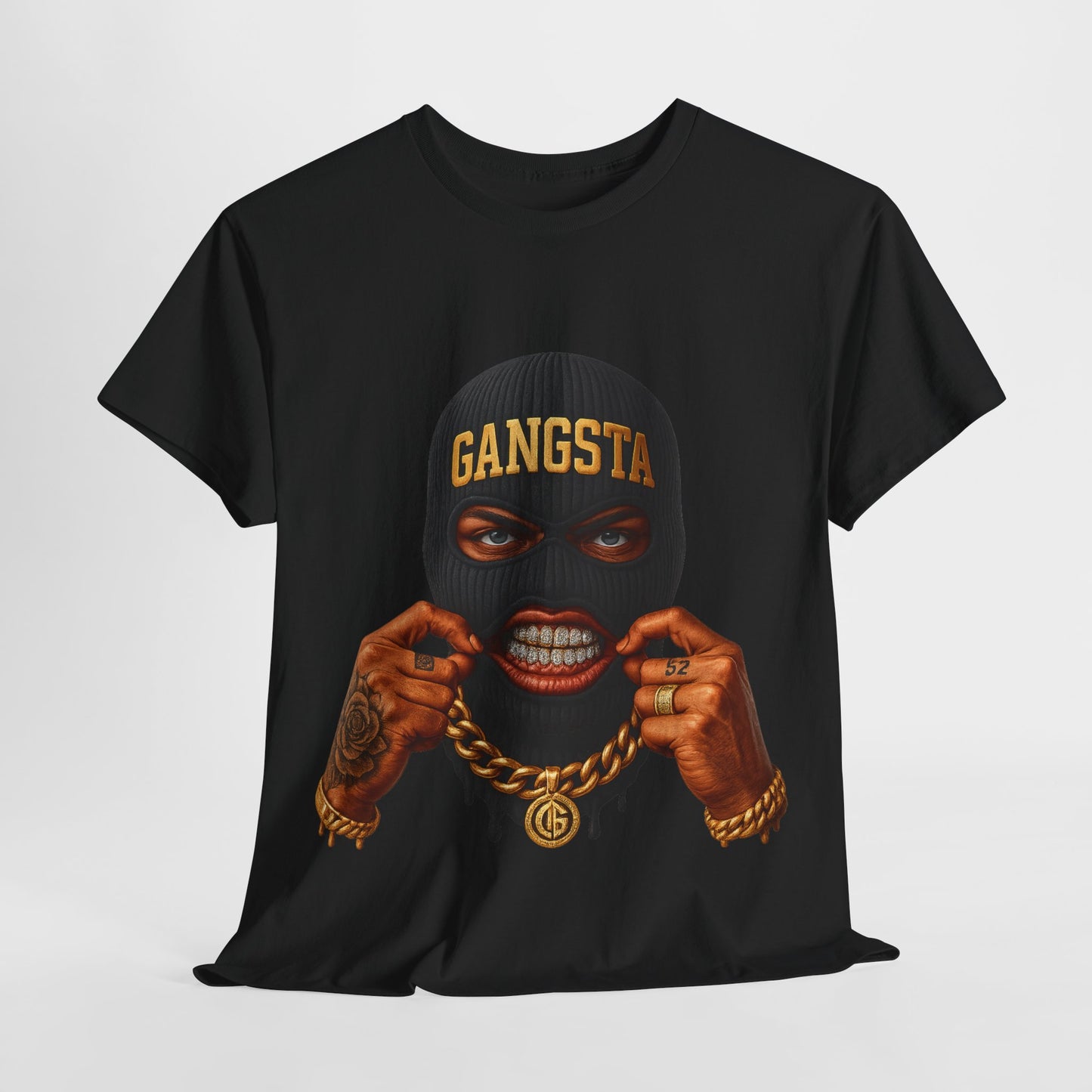 Black Ski Mask Unisex Heavy Cotton Tee